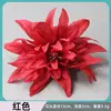 Venta directa de fábrica de flores artificiales rojas con miles de estilos para elegir, incluyendo rosas burdeos y dalias, para materiales de decoración de bodas
