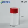 Botella Cápsula, Botella de Producto para el Cuidado de la Salud, Sub-Botella, Botella para Tabletas Sólidas de 120 ml, Botella Transparente Universal para Polvo Medicinal, Botella de Empaque para Cordyceps