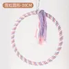 Juguetes de Cuerda de Algodón de Colores para Pájaros, Cuerda de Trepar de Color Degradado, Anillos Columpios y Suministros de Juego para Masticar para Periquitos, Agapornis y Cacatuas