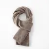 Bufanda de Punto 100% Lana Pura para Hombres y Mujeres Parejas Versátil Cálida Protección para Cuello y Hombros Calentador de Cuello Chal Estilo Otoño e Invierno