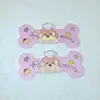 Lindo Perrito Hueso Acrílico Accesorios DIY Hecho a Mano Paquete de Materiales para Funda de Teléfono Móvil Parche de Dibujos Animados Flor de Zapato Joyería