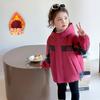 Jaqueta Acolchoada para Meninas Outono e Inverno 2025 Novo Estilo Jaqueta Corta-Vento para Bebê Estilo Coreano Jaqueta de Inverno Infantil
