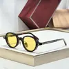 Jmm Clark Nuevas Gafas de Sol Redondas Transfronterizas con Clavos de Arroz Personalizadas Retro Moda Europea y Americana Tendencia Gafas de Sol Anti-UV