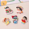 Lindos Accesorios de Resina de Crayon Shin-Chan DIY Funda para Teléfono Pasador Gomita para el Cabello Adorno para el Cabello Decoración Zueco Taza de Agua Pegatinas