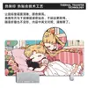 Mouse Pad Bonito de Anime com Borda Travada, Mouse Pad de Tecido Grande, Mouse Pad para Laptop, Mouse Pad de E-Sports, Mouse Pad para Teclado de Mesa