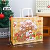 Sacola de presente de Natal criativa Sacola de Natal com desenho animado Sacola de embalagem para presente de feriado Sacola de compras de grande capacidade
