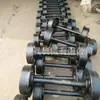 Rodas para vagoneta de mineração, usadas para movimento sobre trilhos em minas de carvão subterrâneas, tipos fixo, basculante e de descarga lateral, com garantia de qualidade