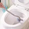 Cepillo de inodoro de limpieza en forma de S sin esquinas muertas cepillo de inodoro doméstico sin esquinas muertas montado en la pared baño inodoro cepillo de inodoro