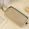 Estuche de gran capacidad transfronterizo al por mayor color sólido papelería estudiantil almacenamiento estuche para lápices estudiante simple bolsa de papelería de tela Oxford