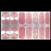 Calcomanía para Uñas de Gel sin Horneado Impermeable Duradera 3D Parche Adhesivo para Uñas Removible Usable Película de Esmalte de Uñas Calcomanía Completa