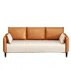 Sofá para apartamentos pequeños, estilo moderno simple, combinación de dos o tres plazas, adecuado para dormitorio, tienda de ropa, apartamento, casa de alquiler, estilo nórdico, en stock
