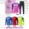 Traje de Uniforme de Portero de Fútbol para Hombres y Mujeres Camiseta Protectora de Manga Larga Traje de Competición y Entrenamiento Camisa de Portería Suministro Exclusivo Transfronterizo