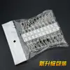 Pinzas de Acero Inoxidable Kaiwang Pinzas de Resorte Sólido 6.5cm Pinzas Pequeñas para Cable Pinzas para Ropa Interior/Colgadores de Calcetines No Magnéticos