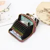 Billetera Nueva para Mujer Transfronteriza con Pulsera Billetera Corta para Monedas Pinza para Monedas Coreana Bolso con Tarjetero Múltiple Bolso Organizador de Tarjetas