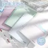 Cuaderno de Hojas Sueltas Brillante, Ligero y Semitransparente para Estudiantes, Cuaderno Rellenable Grueso B5, Cuaderno Macaron de Alto Valor