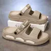 Sandalias Chanclas de EVA para Hombre Verano Nuevo Estilo Exteriores Antideslizantes Doble Uso para Vadear Conducir Casual Zapatos de Playa para Hombre Verano