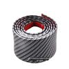 Yixiu tira de limiar de carro universal modificado pedal guarnição tira de fibra de carbono grão pára-choques tronco placa de guarda anticolisão
