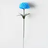 Flor de crisantemo de bola pequeña de venta caliente transfronteriza, flor artificial, venta al por mayor desde el fabricante de origen, decoración del hogar, decoración navideña, adornos de flores artificiales