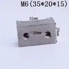 Porcas retangulares de aço inoxidável 304, porcas multi-furo, acessórios para perfil de alumínio, porcas não padronizadas M6, M4, M8