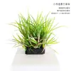 En stock al por mayor directo de fábrica producción de paisaje de pajarera simulada césped artificial césped verde suave con grupo de césped pastoral césped