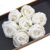 G Cabeza de Flor de Rosa Vintage Simulada Flor de Seda Flor Artificial Ramillete Hecho a Mano Caja de Regalo de Boda Decoración para Fotografía