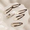 Accesorios para el cabello de bricolaje, material, clip BB de gota de agua engrosado, accesorios para el cabello, clip lateral, clip de gota de agua con agujero redondo, horquilla de metal a presión