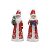 Regalo de Navidad Nuevo Transfronterizo Adornos Decorativos de Muñeco Rudolph Enano Anciano de Barba Blanca Artesanías de Resina