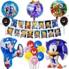 Venta Caliente Globo de Película de Aluminio Sónico Traje de Globo Forma de Dibujos Animados Globo de Cumpleaños Globo para Fiesta Infantil