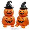 Decorações de Balões de Halloween Transfronteiriças Festival Fantasma Abóbora Fantasma Múmia em Pé Balões Cartoon Temáticos de Halloween