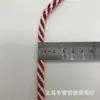 Corda de Algodão Colorida Oca Redonda de Oito Fios 6mm Cordão para Cintura Cordão para Chapéu Cordão de Ajuste Feito à Mão DIY Roupas Corda de Fio de Algodão Corda para Pendurar