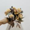 Simulação Flor Bola Crisântemo Margarida Ping Pong Crisântemo Casamento Mão Fotografia Adereços Decoração de Móveis Decoração de Sala de Estar Decoração de Janela