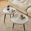 Mesa de Té Pequeña Creativa Estilo Japonés para Reuniones Anuales Mesa Lateral Pequeña Estilo Nórdico para Apartamento Pequeño Mesa de Té para Balcón Mesa de Té Reuniones Anuales