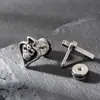 Pendientes de Acero Inoxidable con Forma de Cruz y Ángel para Hombre Lele Jewelry Moda Tendencia Europeos y Americanos Más Vendidos Estilo Punk Oscuro