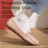 Mocasines con Plantilla de Masaje Modelo Nuevo 2025 Comercio Exterior Talla Grande Mocasines Slip-On al por Mayor para Mujer