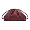Bolso Nuevo Personalizado para Mujer, Moda de Alta Gama, Bolso Tejido Retro Versátil, Bolso Nube, Bolso de Hombro Cruzado, Bolso de Clip