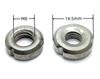 M8 Fabricante Venta al por Mayor Tres Ranuras Tres Ranuras Tuerca Redonda de Dientes de Juego Interior Tapón de Tubo Redondo Soldadura Tres Ranuras Tuerca para Muebles Diente Interior