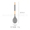 Conjunto de Utensílios de Cozinha de Silicone para Uso Doméstico, Espátula e Colher Antiaderentes Resistentes a Altas Temperaturas Conjunto de 12 Peças, Balde de Armazenamento para Utensílios de Cozinha, Utensílios de Cozinha Estilo Europeu