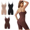 Camisola Bodysuit Moldeador para Mujer Postparto Control de Abdomen Reductor de Cintura Moldeador Corporal Ajustado Adelgazante Elevador de Glúteos Capa Base Control Abdominal