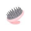 Cepillo Suave de Silicona para Masaje de Champú, Peine Redondo Doméstico para Champú, Cepillo de Masaje para Champú de Limpieza Profunda del Cuero Cabelludo Portátil