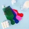 Peine de cabeza de aceite directo de fábrica peine de horquilla de diente largo cabeza trasera grande cabeza voladora forma de tapón peine comercio exterior salón de peluquería peine de plástico