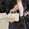 Versión Coreana Ins Bolso Exquisito Versátil Bolso Cubo para Mujer 2025 Nuevo Simple Personalidad Casual Bolso de Hombro Cruzado