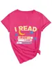 Leí Más Allá de Mi Sitio Independiente de Amazon Ebay Camiseta Casual de Moda Divertida para Mujer con Cuello en V y Manga Corta en Stock
