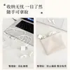 Bolsa de Almacenamiento, Neceser, Bolsa Organizadora de Labiales y Cosméticos, Estuche Portátil para Gafas con Broche, Bolsa con Cierre Automático de Cordón