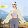 Xale Capa de Proteção Solar para Mulheres Verão 2026 Novo Ciclismo ao Ar Livre Seda Gelada Roupa de Proteção Solar Estilo Fino Guarda-Sol Anti-Ultravioleta