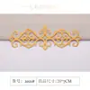 Adesivos de Flores de Canto, Adesivos Bordados Coloridos com Padrão Dourado e Prateado, Bordado Étnico de Ópera de Traje Antigo