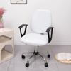 Funda para Silla Dividida Silla Giratoria de Oficina Silla de Computadora para el Hogar Funda para Reposabrazos Elástica para Asiento de Silla Funda Universal para Taburete Cubierta