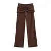 Pantalones Casuales con Cintura Plisada y Ajuste para Mujer, Nuevos Pantalones de Yoga Acampanados, Pantalones Deportivos Largos de Pierna Ancha para Mujer, Adelgazantes y Levantamiento de Glúteos