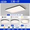 Lámpara de Techo Glaciar Minimalista Italiano para Sala de Estar Lámpara Rectangular Simple Moderna de Resina Lámparas Zhongshan de Clase Alta Iluminación