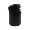 30.60.100.200.500ml Tarro de Porcelana Negra Cáñamo Botella de Vidrio Violeta Anti-UV Tapa de Baquelita