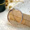 Anillo de Plata de Ley S925 con Corte Geométrico para Mujer Diseño Asimétrico de Nicho Estilo Frío Norteamericano Ins Joyería de Alta Gama